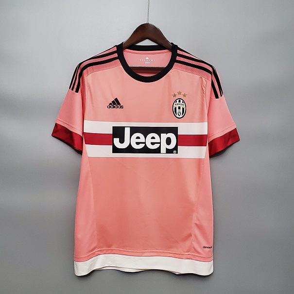 AAA Quality Juventus 15/16 Away Pink Soccer Jersey